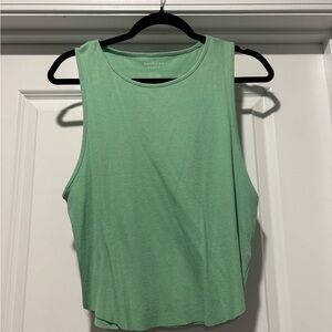 American Eagle Outfitters Light Mint Ribbed Sleeveless Tank Size XL